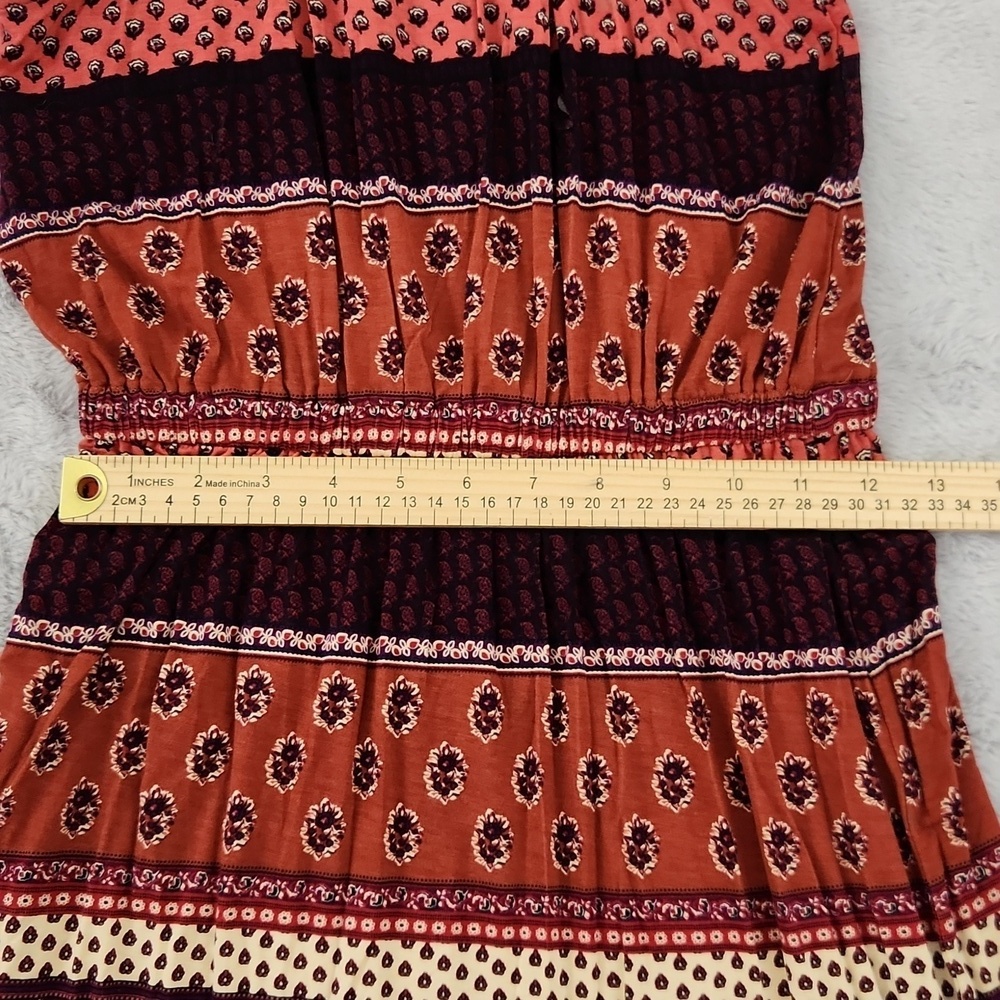 NWT American Eagle Soft & Sexy Maxi Dress Small Boho Halter Sleeveless Side Slit - Picture 12 of 14